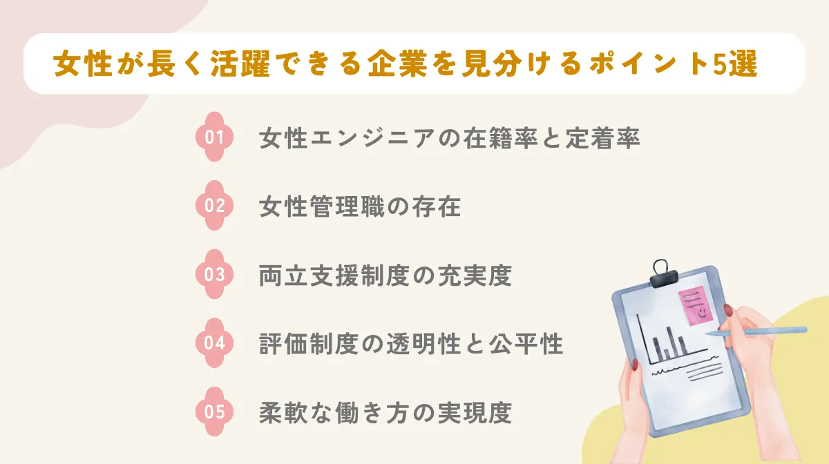 3.女性エンジニアの転職先|選ぶべき企業の見極め方