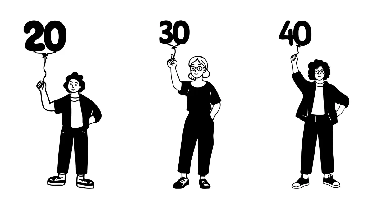 3.女性の転職時によくある年代別の悩み|20代・30代・40代